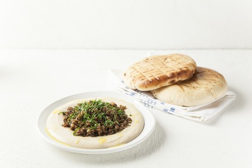 חומוס בשר