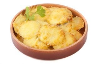 פלחי תפוח אדמה ברוטב אלפרדו