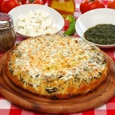 פוקצ'ה פסטו טבעונית