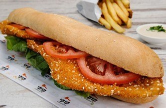 שניצל בבאגט | קמח מלא